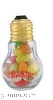 Mini Light Bulb Candy Container W/ Lemon Heads Candy
