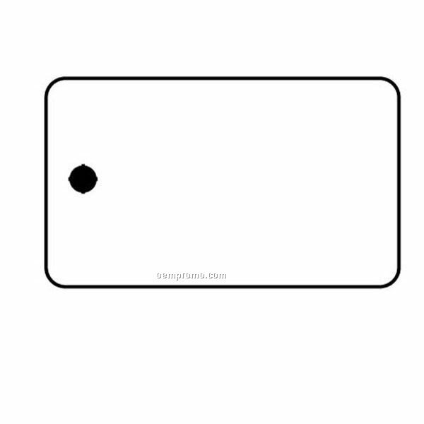 Stock Shape Collection Rectangle 7 Key Tag