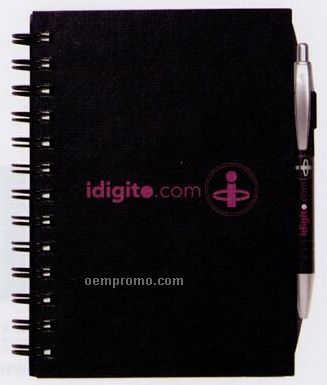 Bic Simulated Leather Cover Notebook