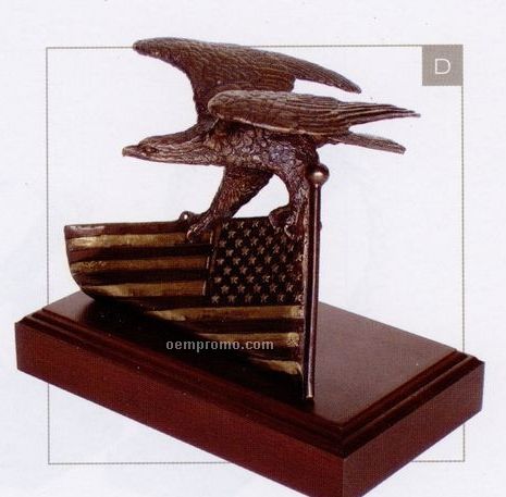Stars And Stripes Eagle Award (8.5")