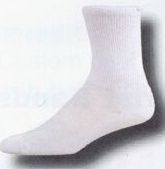 White All Purpose Quarter Heel & Toe Socks (7-11 Medium)