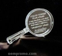 Acrylic Paperweight Up To 20 Square Inches / Magnifying Glass