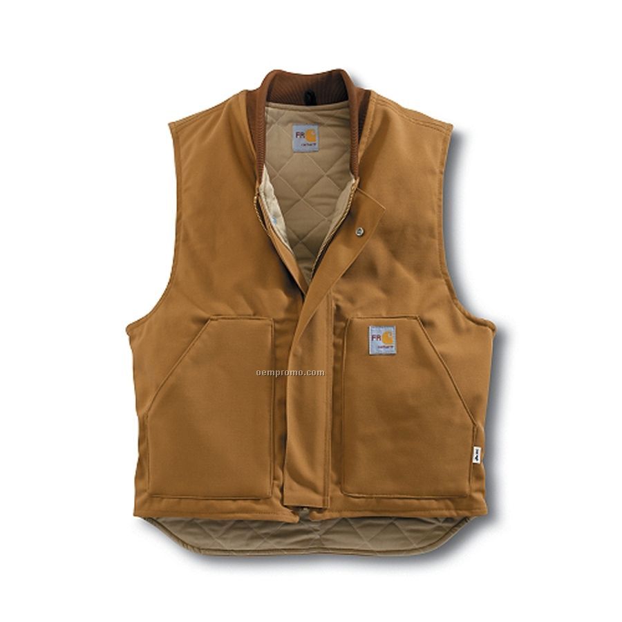 Carhartt Flame Resistant Quilt Lined Duck Vest