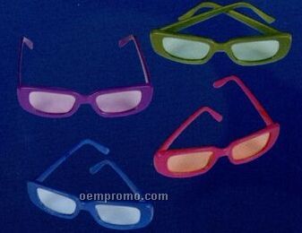 Wide Rim Neon Sunglasses