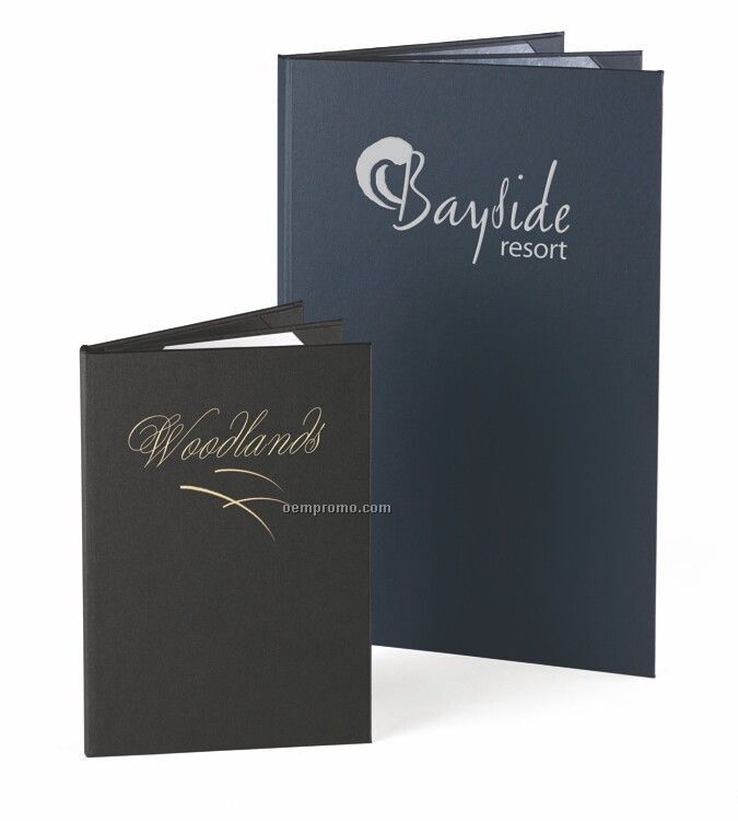 Majestic Linen Menu Cover - Two View/Book Style (8 1/2"X11")