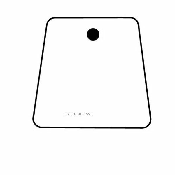 Stock Shape Collection Trapezoid 1 Key Tag