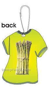 Asparagus T-shirt Zipper Pull