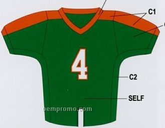 Custom Football Jersey W/ Contrast Shoulder & Neck