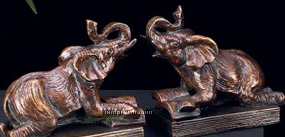 "Elephant" Bookends