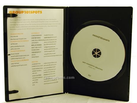 DVD Replication Retail In Black Slim Amaray Case, 2-panel 4/1 Insert(DVD 5)
