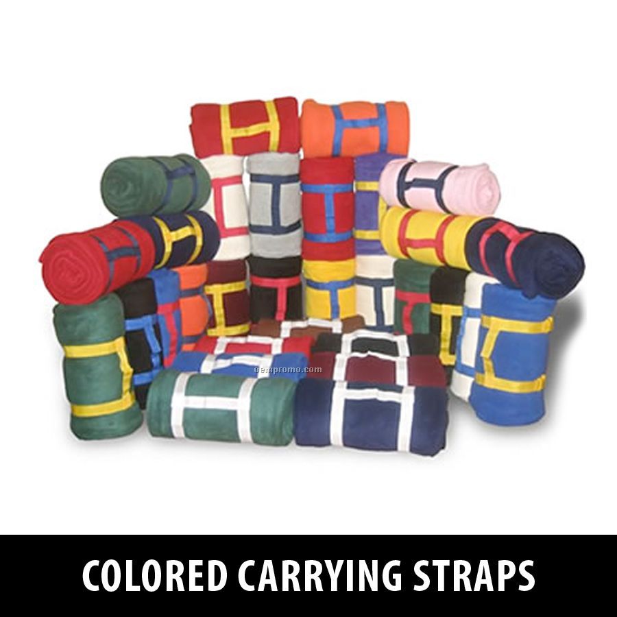 Double-buckle Carrying Strap For Fleece Blanket (Blanket Sold Separately)