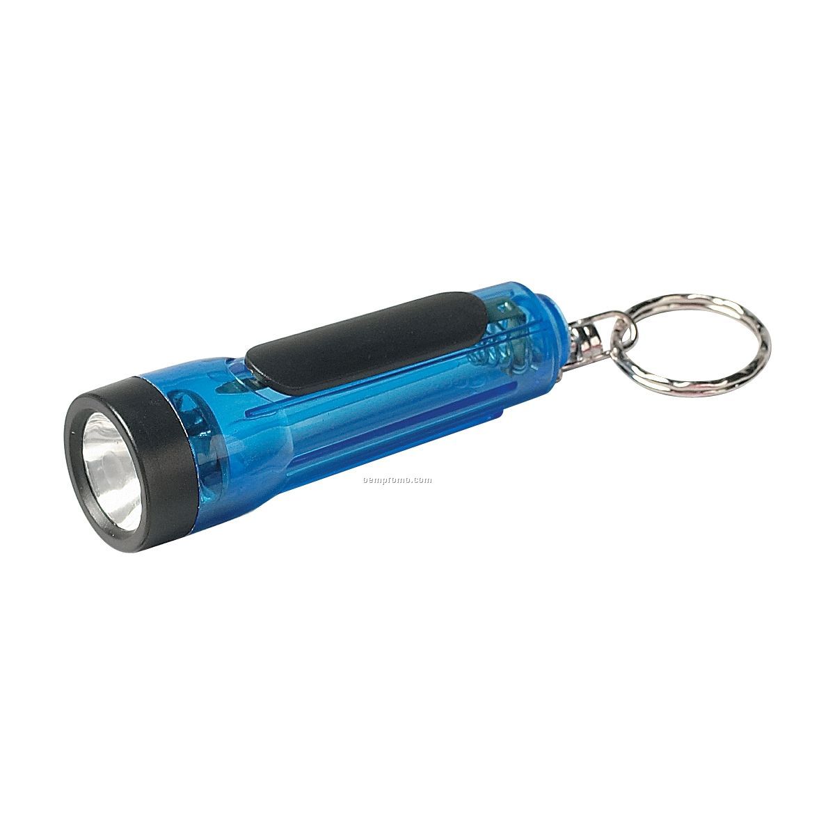 Mini Torch Light W/ Key Ring - Blue