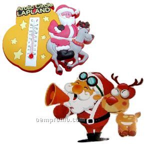 Santa Claus Thermometer Refrigerator Magnets