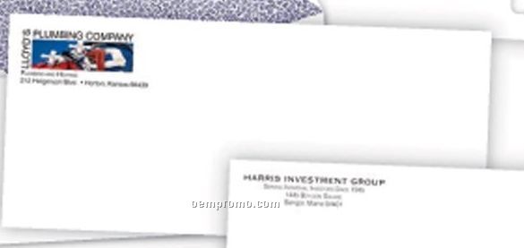 Security Tint Poly Window #10 White Wove Business Envelopes