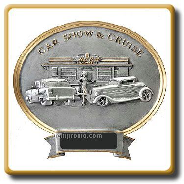 Show & Cruise 3d Oval Resin Awards -large
