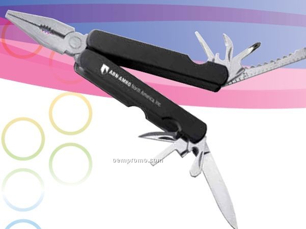 13-function Stainless Steel Pliers With Knife