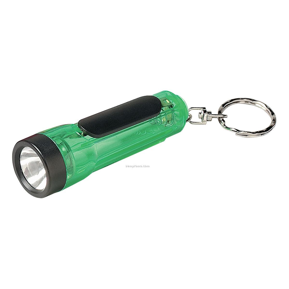 Mini Torch Light W/ Key Ring - Green