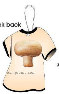 Mushroom T-shirt Zipper Pull