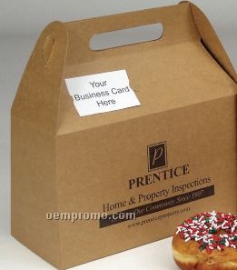 Natural Kraft Advertising Donut Box