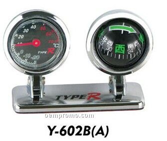 Car Thermometer Compass