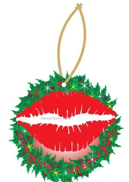 Kiss Executive Wreath Ornament W/ Mirrored Back (10 Square Inch)