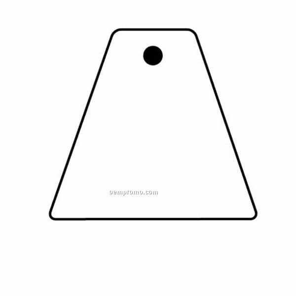 Stock Shape Collection Trapezoid 2 Key Tag