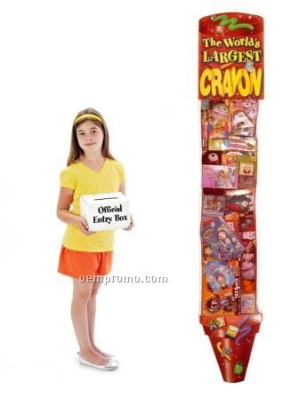 The World's Largest 6' Promotional Hanging Deluxe Crayon