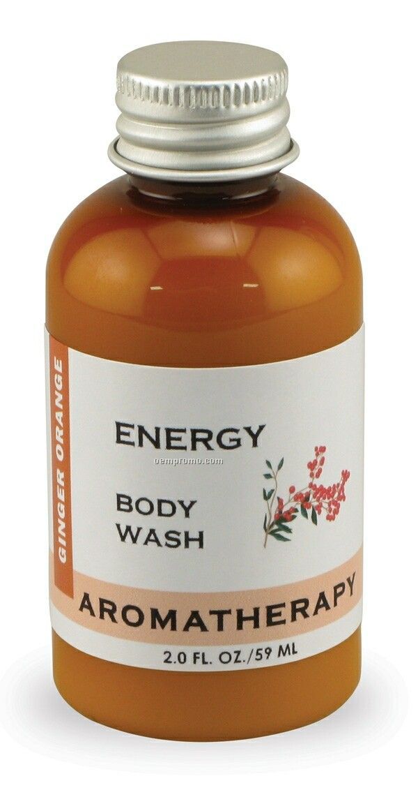 2 Oz. Ginger Orange Energy Aromatherapy Body Wash