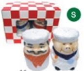 Chef Duo Salt & Pepper Specialty Keeper Shakers
