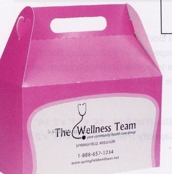 Pink Advertising Donut Box