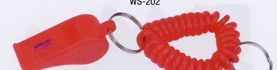 Solid Color Whistle W/ Coil