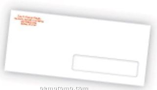 Flip & Seal Poly Window #10 White Wove Business Envelopes