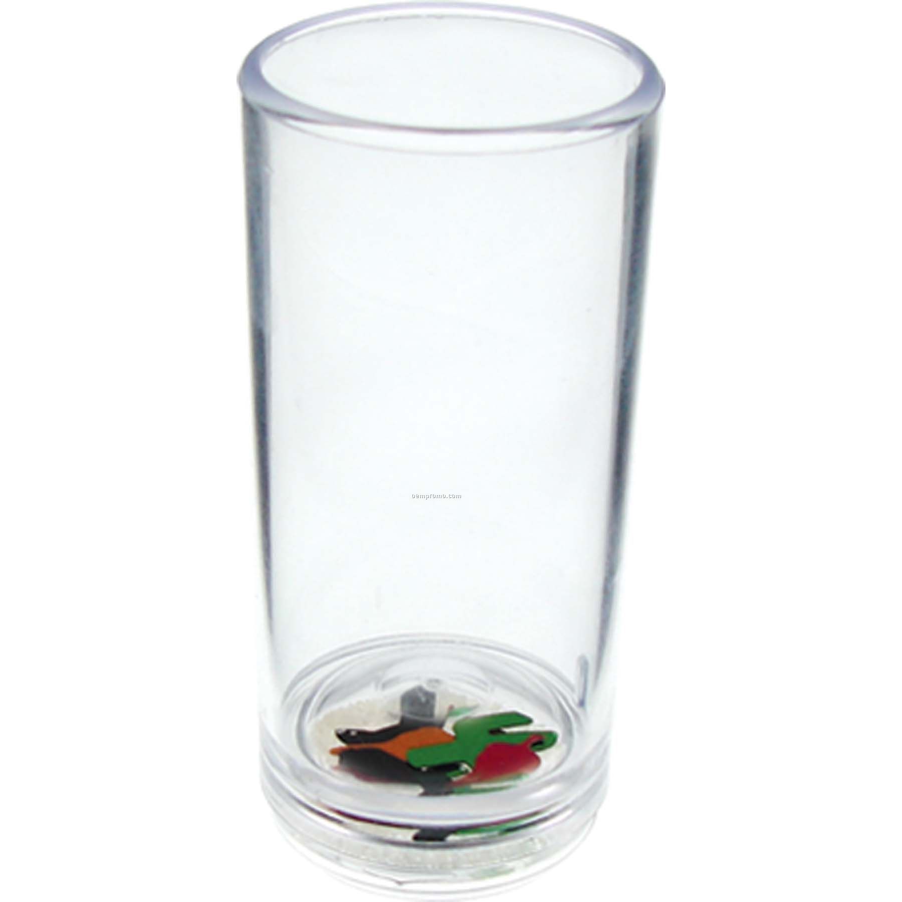 1.5 Oz. Happy Trails Compartment Shooter Glass
