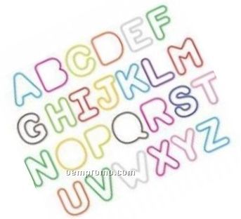 Alphabet Silly Bandz