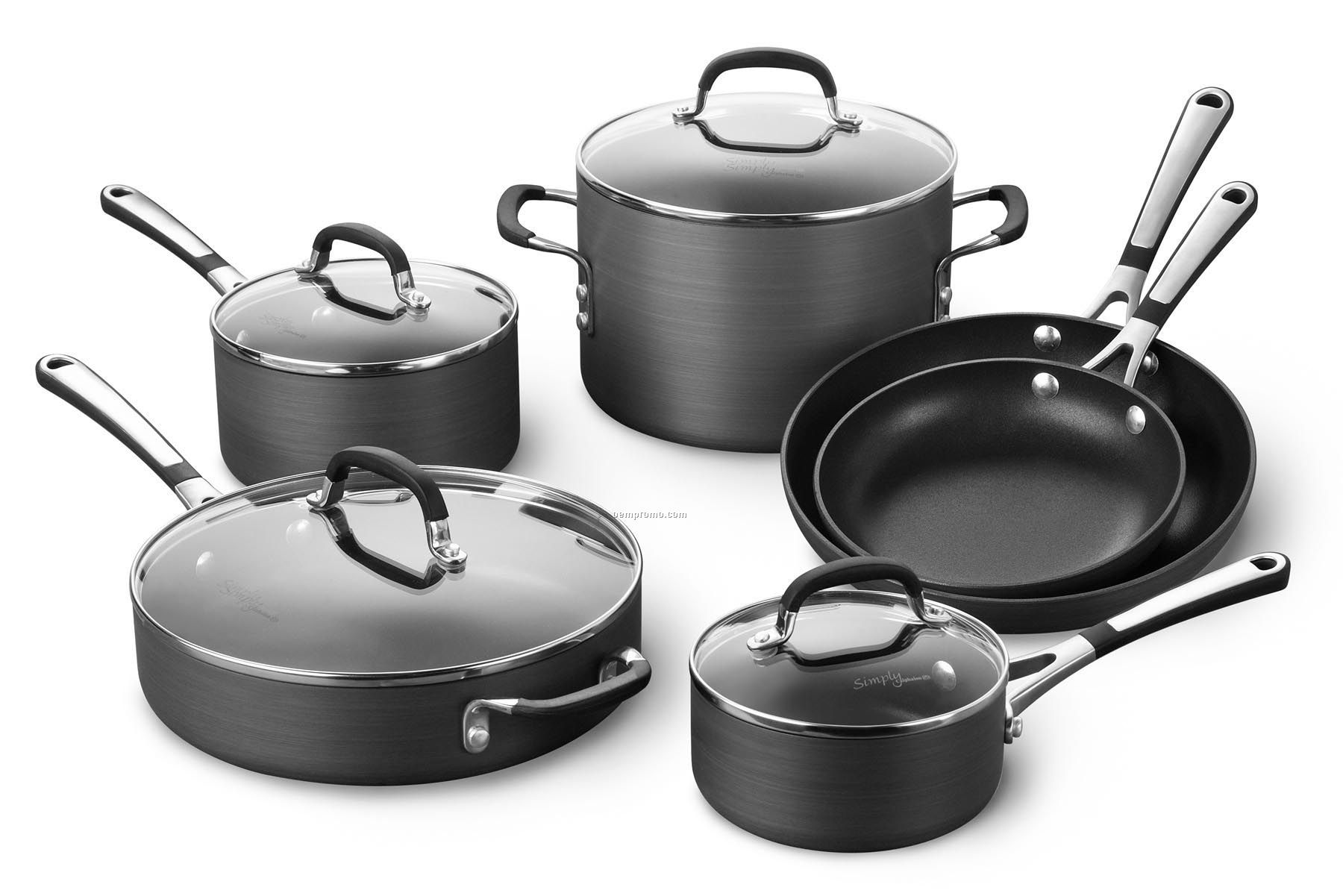 Calphalon 10 Piece Simply Calphalon Nonstick Cookware