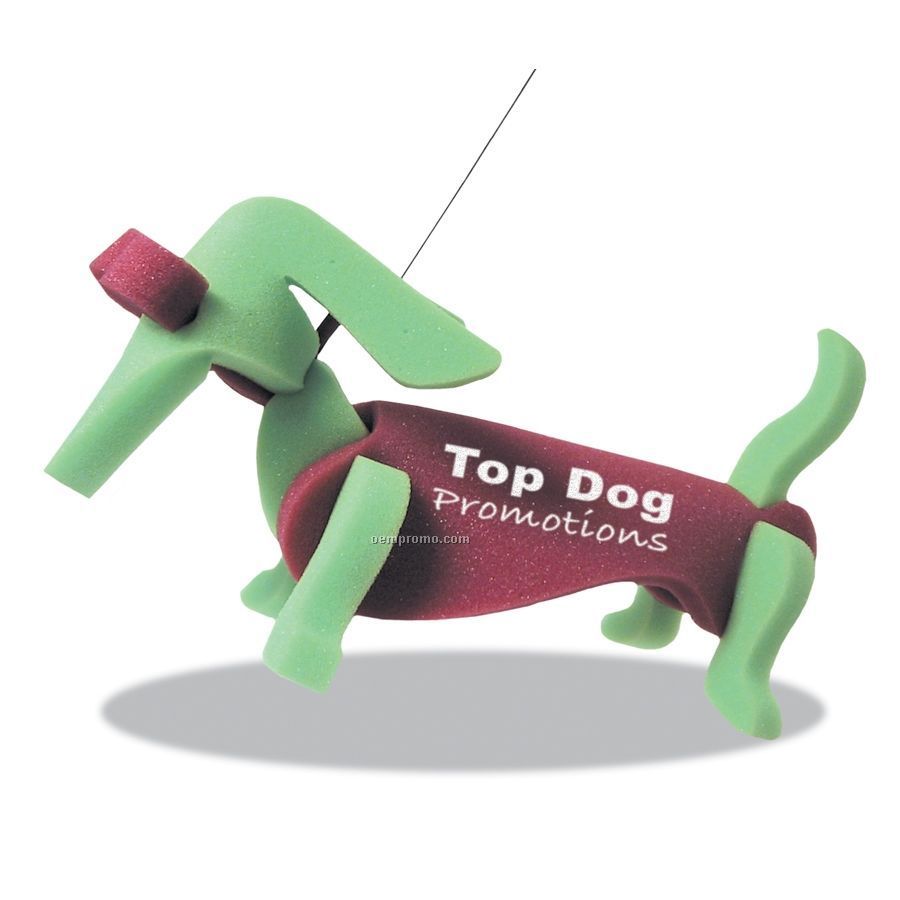 Weiner Dog On A Leash