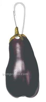 Eggplant Zipper Pull