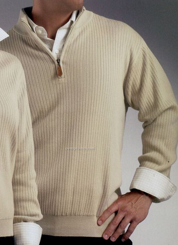 Men's Greg Norman Essentials 1/4-zip Mock Sweater