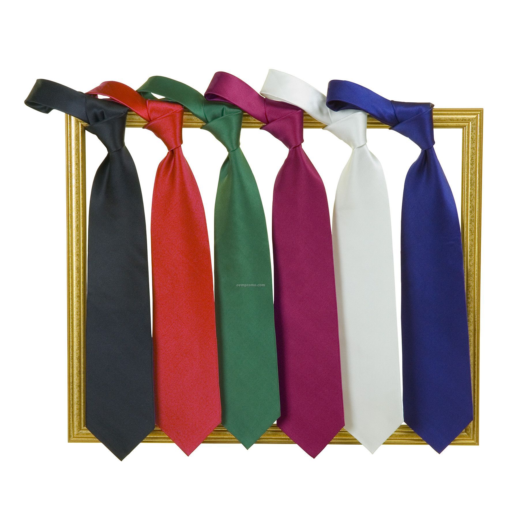 Solid Navy Necktie - 100% Silk