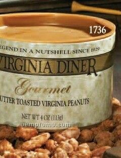 Butter Toasted Virginia Peanuts In Snack Tube 4 Oz.