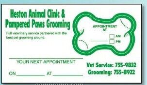 Stock Appointment Card W/ Kiss-cut Peel Off Bone Removable Label