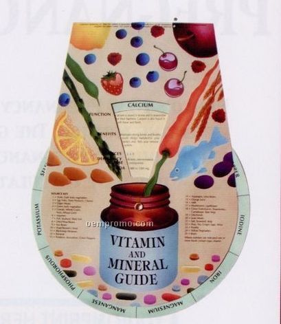 Stock Health Guide Wheel - The Vitamin & Mineral Guide