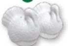 Turkey Salt And Pepper Specialty Keeper Shakers (White)