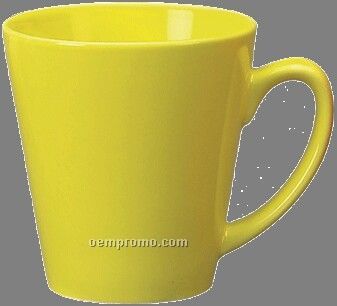 12 Oz. Vitrified Funnel Latte Mugs