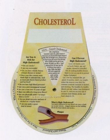 Stock Health Guide Wheel - Cholesterol Guide