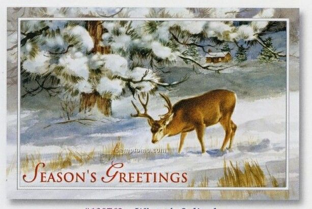 Winter's Solitude Greeting Card (Unimprinted)