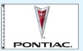 Checkers Double Face Dealer Logo Spacewalker Flag (Pontiac)