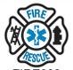 Stock Fire Rescue Mascot Chenille Patch