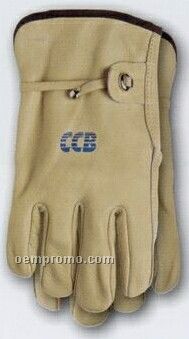 Top Grain Pigskin Leather Drivers Glove (Medium)