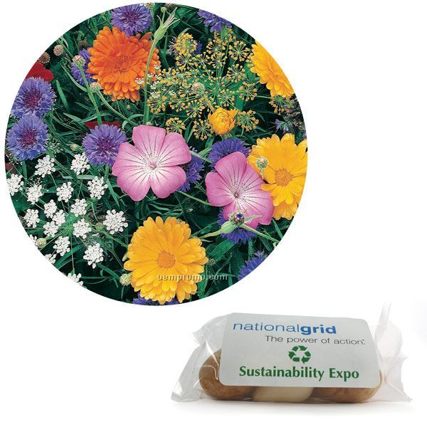 Butterfly Seed Mix In Poly Bag With Custom 4-color Label